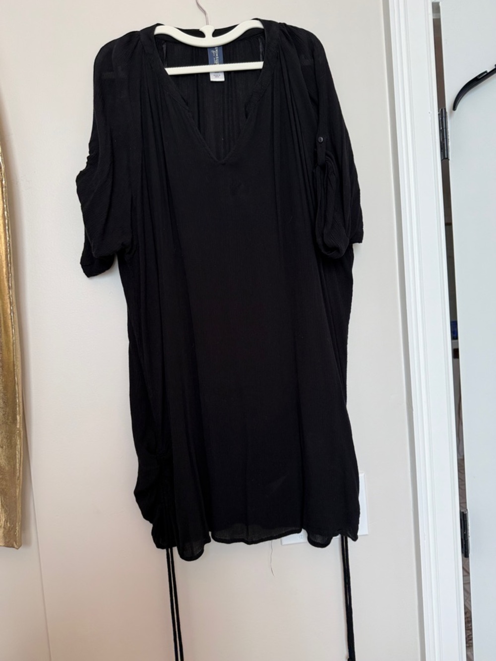 Swimsuits For All Black V-Neck Tunic